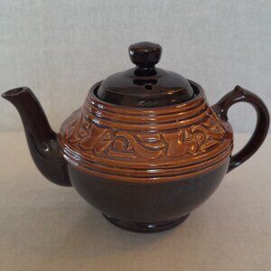 VTG Moriage "Brown Betty"  Redware  Teapot